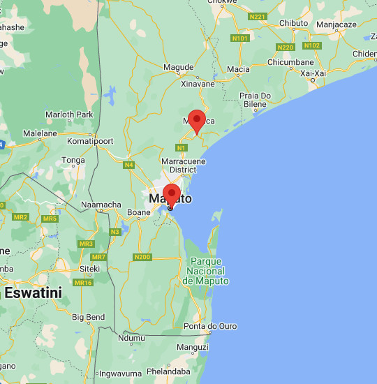 Mozambique map