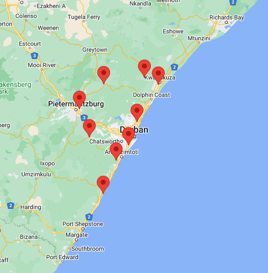 South Africa map