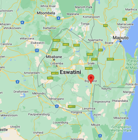 Eswatini map